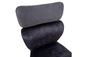 Eddy Chair Mørkegrå fløyel - Møbler - Stoler & lenestoler - Spisestuestoler & kjøkkenstoler