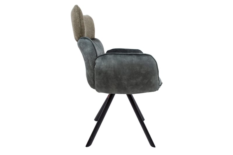 Eddy Chair med armlener Green Velvet - Spisestuestoler & kjøkkenstoler - Karmstoler