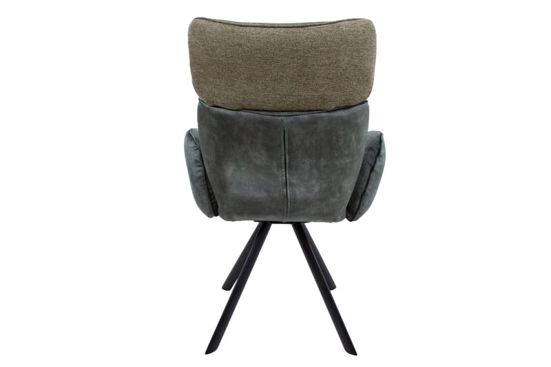 Eddy Chair med armlener Green Velvet - Møbler - Stoler & lenestoler - Spisestuestoler & kjøkkenstoler