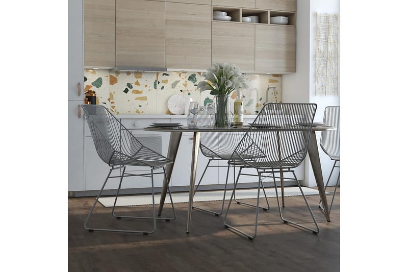 Ellis Spisestol Grå - CosmoLiving - Møbler - Stoler & lenestoler - Spisestuestoler & kjøkkenstoler