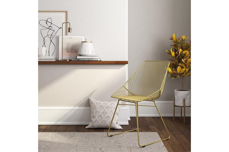 Ellis Spisestol Gull - CosmoLiving - Møbler - Stoler & lenestoler - Spisestuestoler & kjøkkenstoler