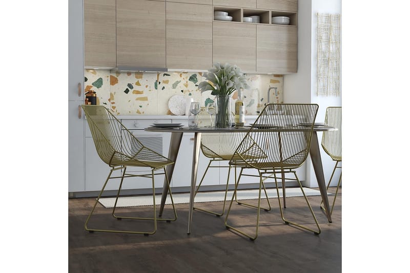 Ellis Spisestol Gull - CosmoLiving - Møbler - Stoler & lenestoler - Spisestuestoler & kjøkkenstoler