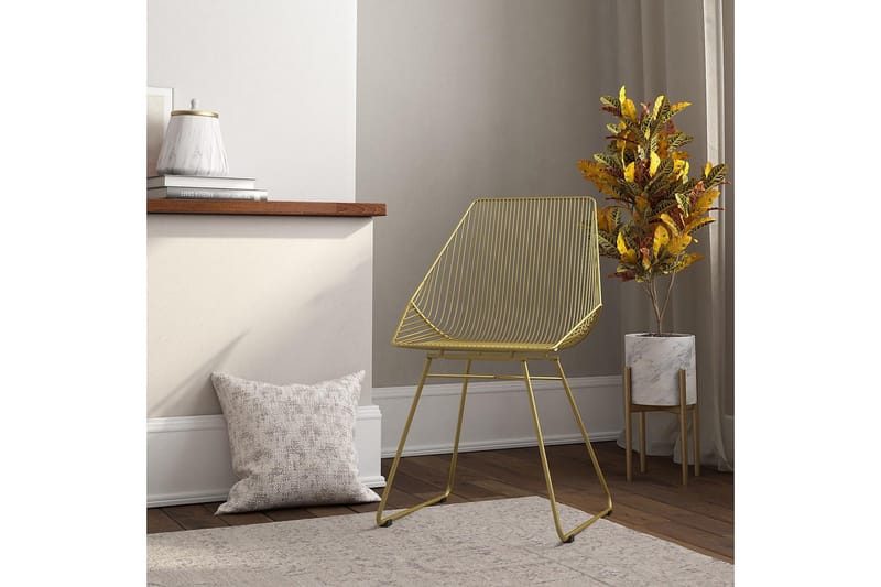 Ellis Spisestol Gull - CosmoLiving - Møbler - Stoler & lenestoler - Spisestuestoler & kjøkkenstoler