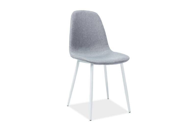 Foxan Spisestol 4-pk - Grå/Hvit - Møbler - Stoler & lenestoler - Spisestuestoler & kjøkkenstoler