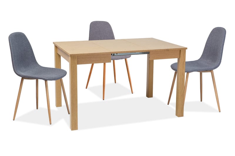 Foxan Spisestol 4-pk - Grå - Møbler - Stoler & lenestoler - Spisestuestoler & kjøkkenstoler