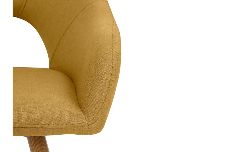 Galene Karmstol - Gul - Møbler - Stoler & lenestoler - Spisestuestoler & kjøkkenstoler