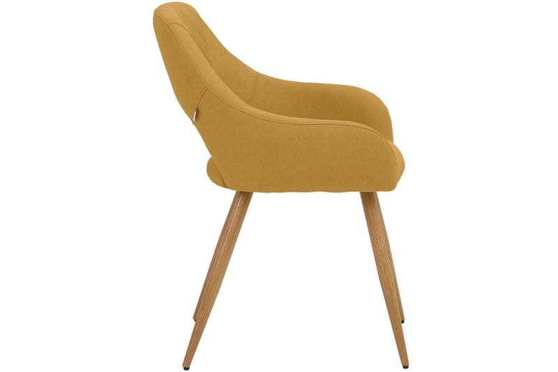 Galene Karmstol - Gul - Møbler - Stoler & lenestoler - Spisestuestoler & kjøkkenstoler