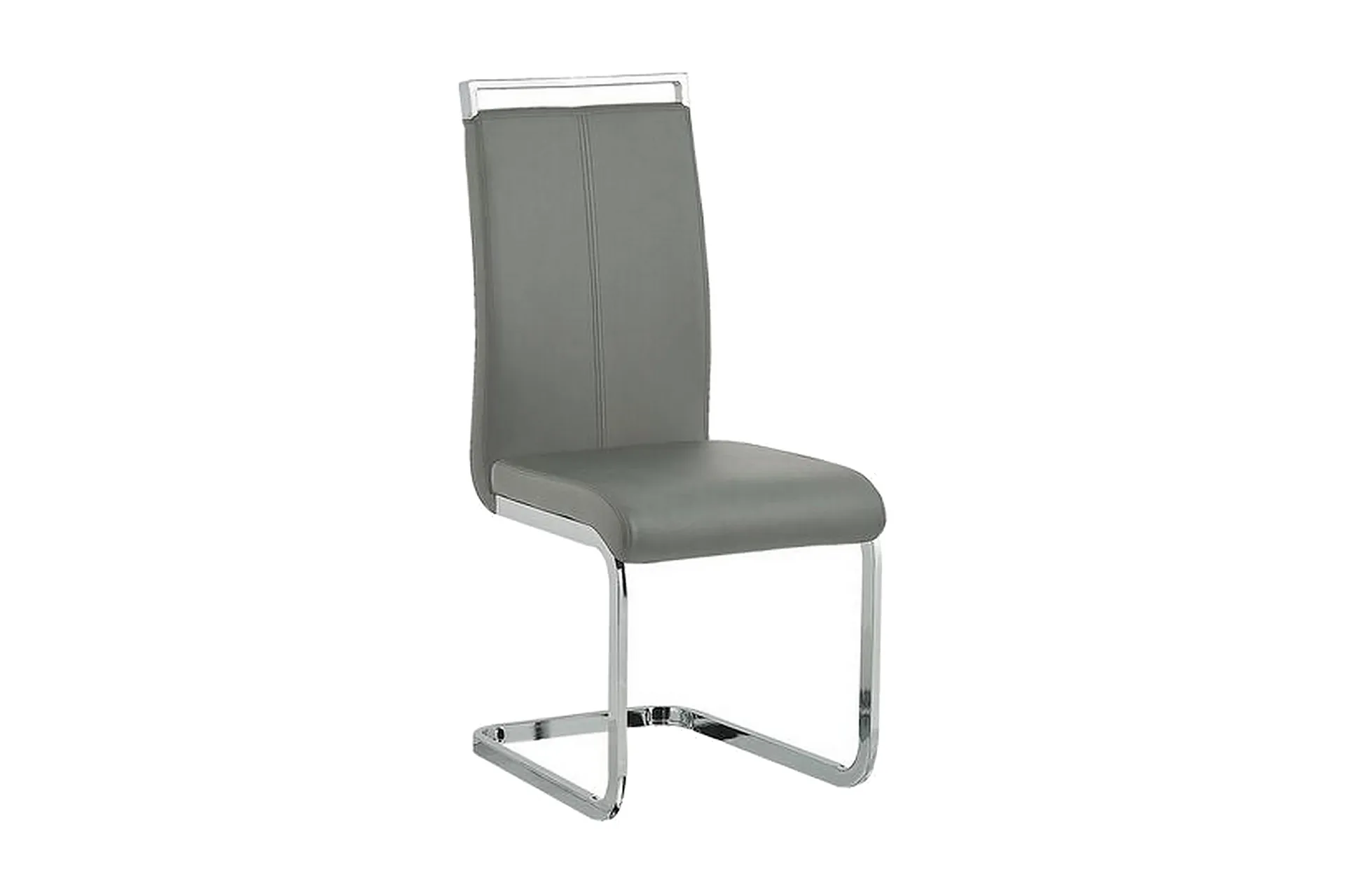 Greedin Dining Spisestol 2- pk - Kunstlær/Grå