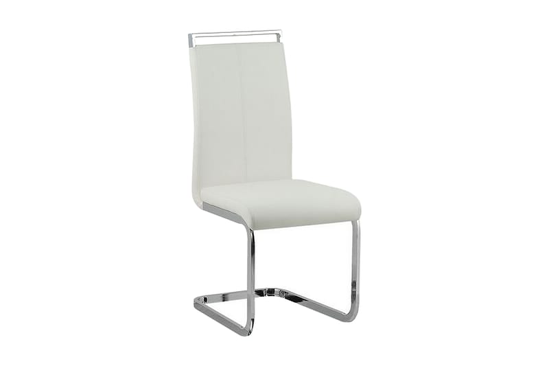 Greedin Spisestol 2-pk - Kunstlær/Krembeige - Møbler - Stoler & lenestoler - Spisestuestoler & kjøkkenstoler