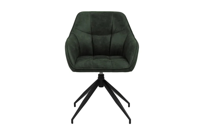 Harford Karmstol Eddekoppben - Grønn/Matt Svart - Møbler - Stoler & lenestoler - Spisestuestoler & kjøkkenstoler