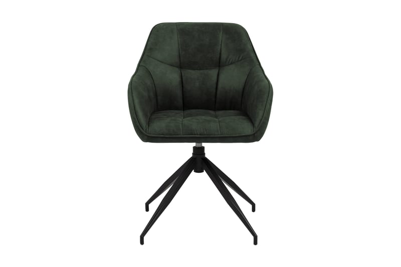 Harford Karmstol Eddekoppben - Grønn/Matt Svart - Møbler - Stoler & lenestoler - Spisestuestoler & kjøkkenstoler