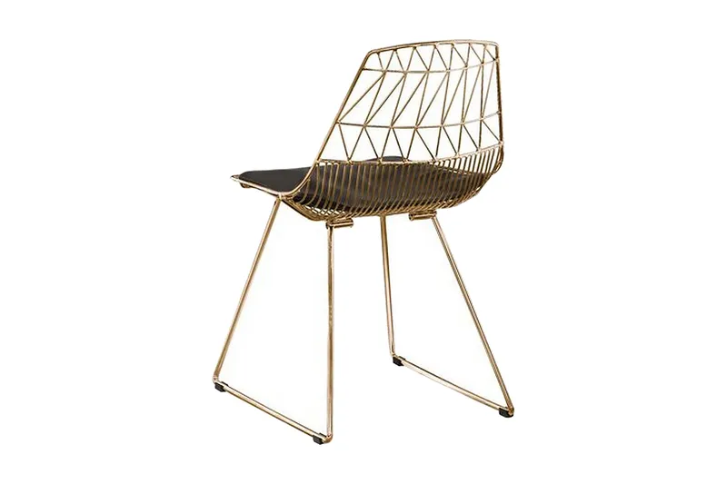 Harlan Stol 2-pk - Gull - Møbler - Stoler & lenestoler - Spisestuestoler & kjøkkenstoler