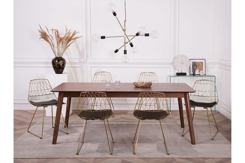 Harlan Stol 2-pk - Gull - Møbler - Stoler & lenestoler - Spisestuestoler & kjøkkenstoler