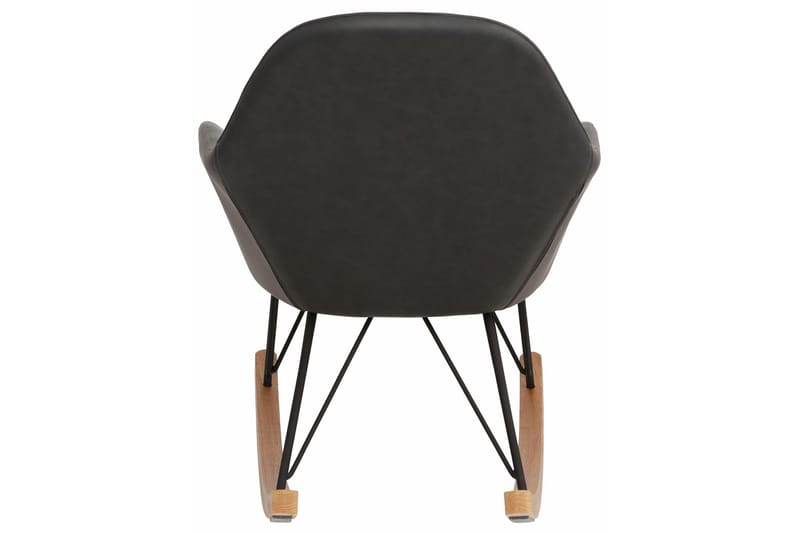 Hetton Gyngestol Kunstlær - Grå - Møbler - Stoler & lenestoler - Gyngestoler