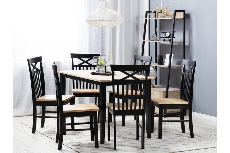 Houston Stol 2-pk - Tre / Natur - Møbler - Stoler & lenestoler - Spisestuestoler & kjøkkenstoler