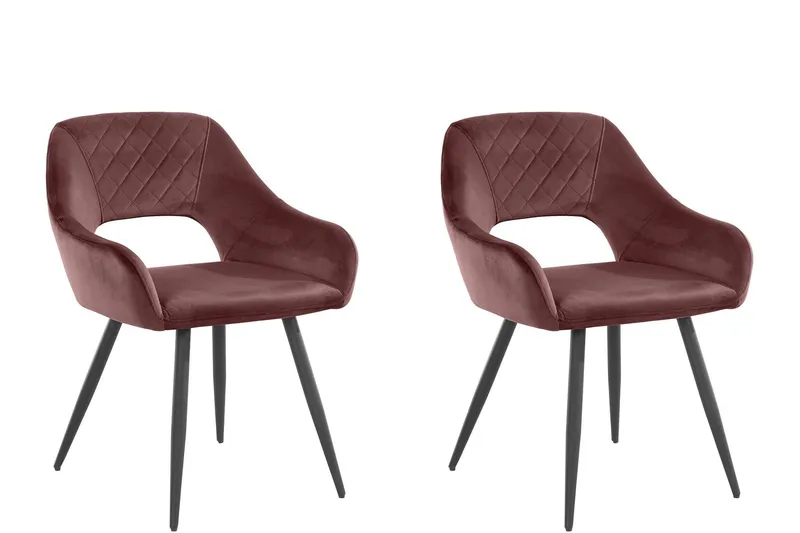 Kadirah Karmstol - Rosa - Møbler - Stoler & lenestoler - Spisestuestoler & kjøkkenstoler