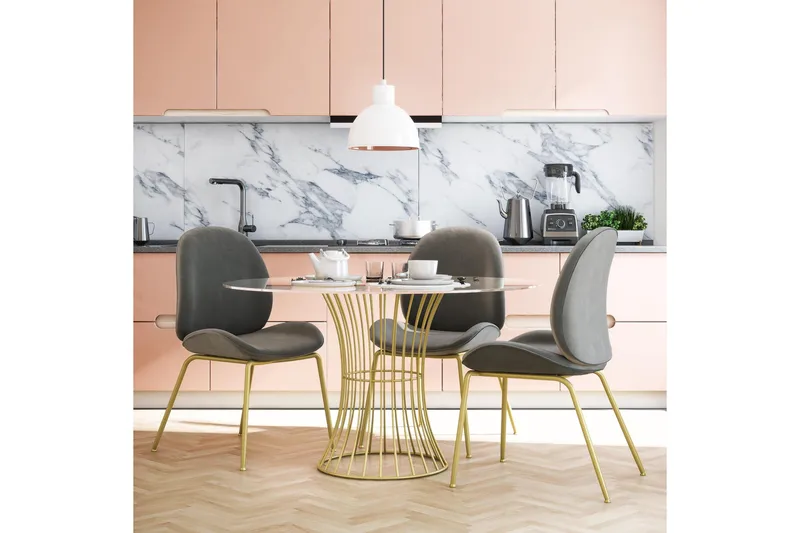 Kaiti Spisestol - Grå - Møbler - Stoler & lenestoler - Spisestuestoler & kjøkkenstoler