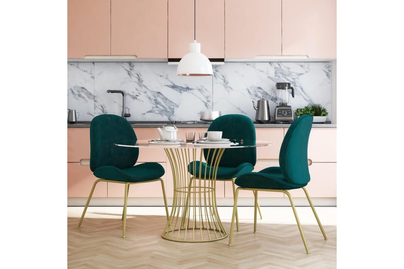 Kaiti Spisestol - Grønn - Møbler - Stoler & lenestoler - Spisestuestoler & kjøkkenstoler