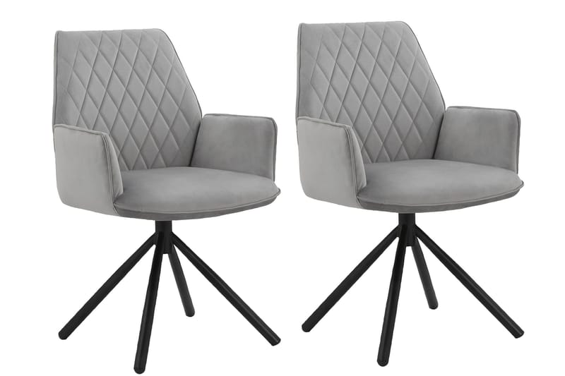 Kengaia Karmstol - Lys grå - Møbler - Stoler & lenestoler - Spisestuestoler & kjøkkenstoler