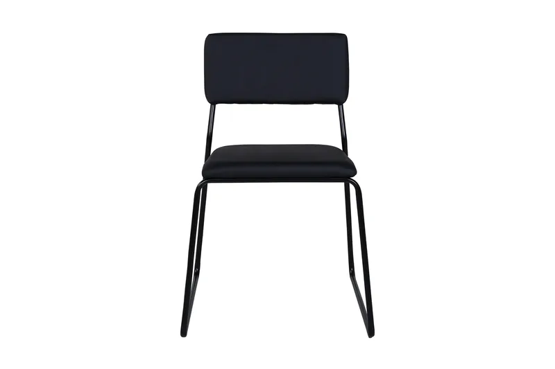 Kenth Spisestol - Kunstlæder/Sort - Møbler - Stoler & lenestoler - Spisestuestoler & kjøkkenstoler