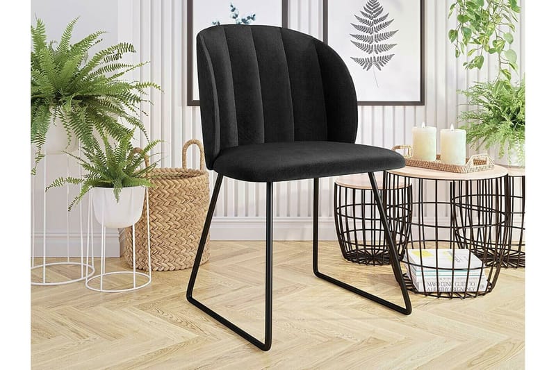 Kintore Spisestol - Svart - Møbler - Stoler & lenestoler - Spisestuestoler & kjøkkenstoler