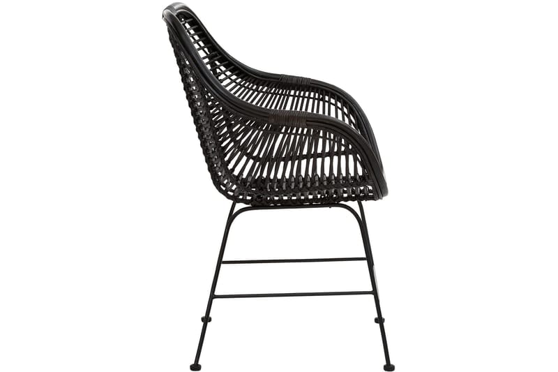Krampa Karmstol - Svart - Møbler - Stoler & lenestoler - Spisestuestoler & kjøkkenstoler