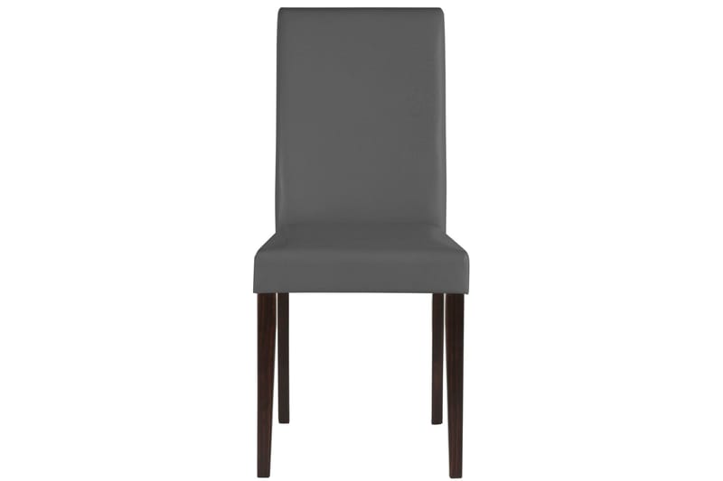 Laban Spisestol Kunstlær 2-pk - Mørkegrå - Møbler - Stoler & lenestoler - Spisestuestoler & kjøkkenstoler