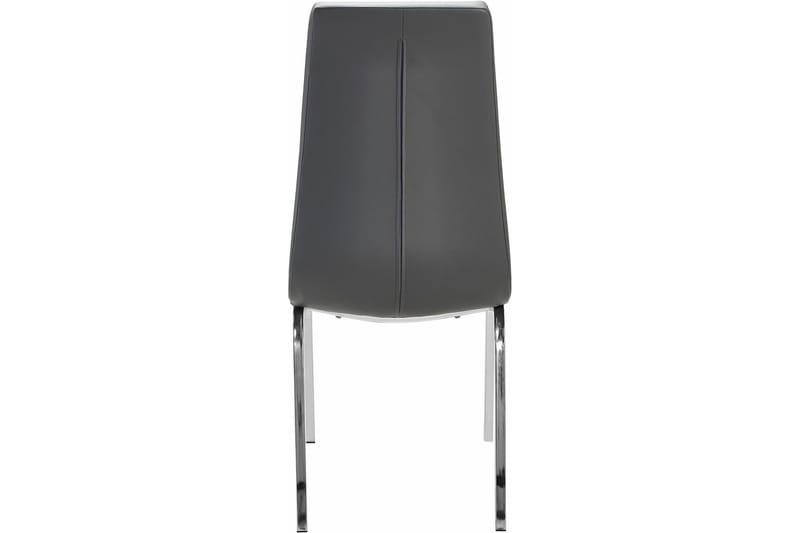 Laima Spisestol Kunstlær 2-pk - Grå - Møbler - Stoler & lenestoler - Spisestuestoler & kjøkkenstoler