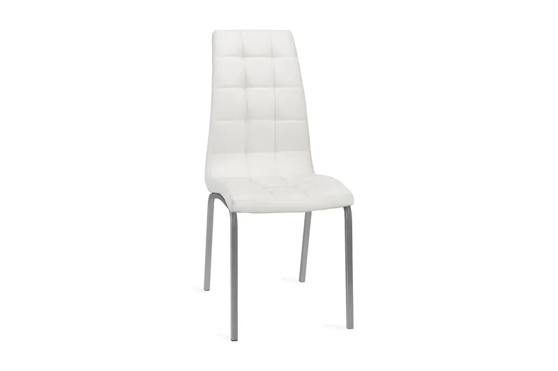 Laima Spisestol Kunstlær 2-pk - Hvit - Møbler - Stoler & lenestoler - Spisestuestoler & kjøkkenstoler