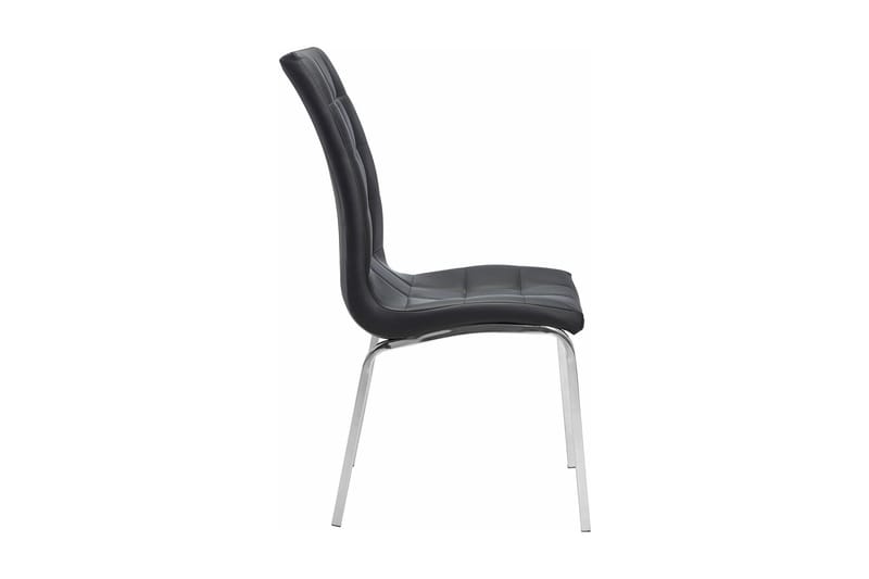 Laima Spisestol Kunstlær 2-pk - Svart - Møbler - Stoler & lenestoler - Spisestuestoler & kjøkkenstoler