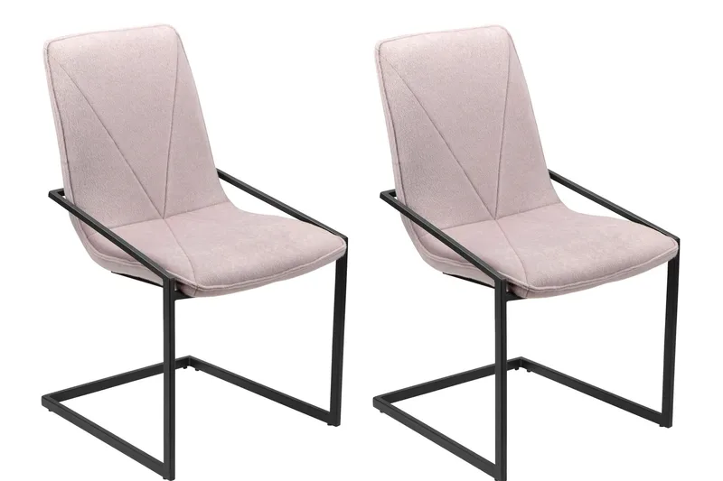 Lamallola Spisestol, Sølv/Svart