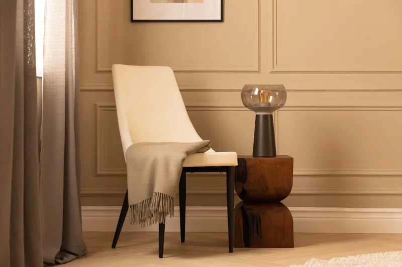 Leone Spisestol - Svart/Beige - Møbler - Stoler & lenestoler - Spisestuestoler & kjøkkenstoler