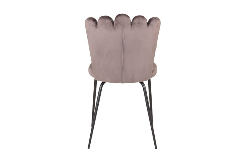 Limhamn Karmstol Sammet - Grå - Møbler - Stoler & lenestoler - Spisestuestoler & kjøkkenstoler
