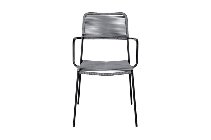 Lindos Karmstol - Grå - Møbler - Stoler & lenestoler - Spisestuestoler & kjøkkenstoler
