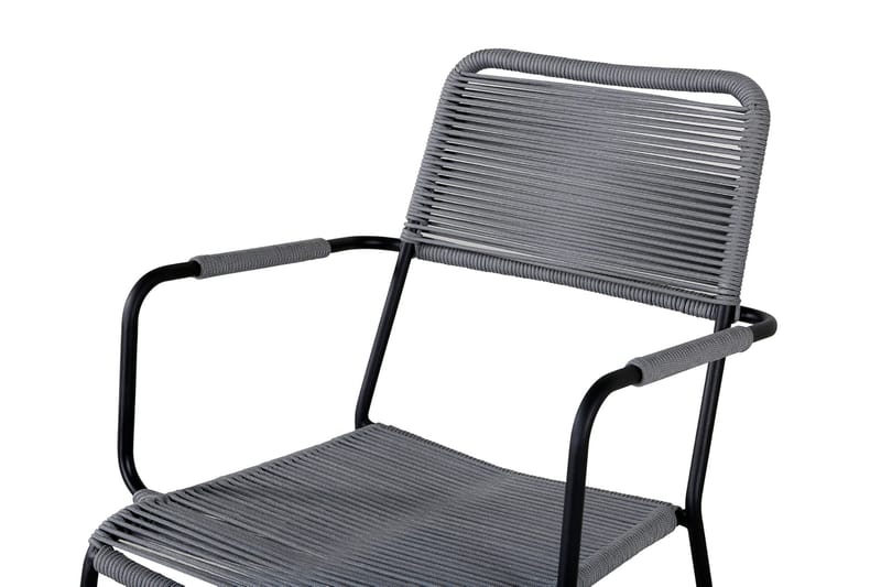 Lindos Karmstol - Grå - Møbler - Stoler & lenestoler - Spisestuestoler & kjøkkenstoler