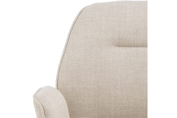 Lipie Spisestol i Bouclé med Metallben - Lys Beige - Møbler - Stoler & lenestoler - Spisestuestoler & kjøkkenstoler