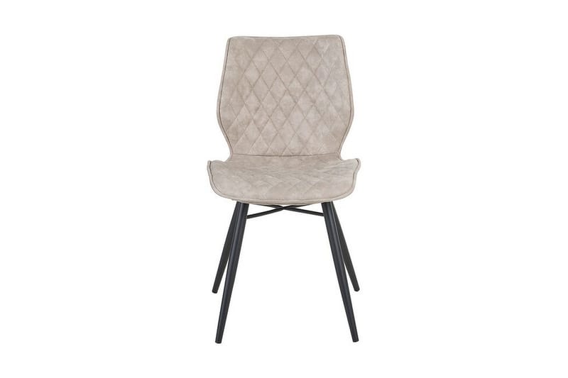 Lisle Spisestol i Kunstlær med Eukalyptuslook - Beige - Møbler - Stoler & lenestoler - Spisestuestoler & kjøkkenstoler