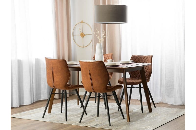 Lisle Stol 2-pk - Brun - Møbler - Stoler & lenestoler - Spisestuestoler & kjøkkenstoler