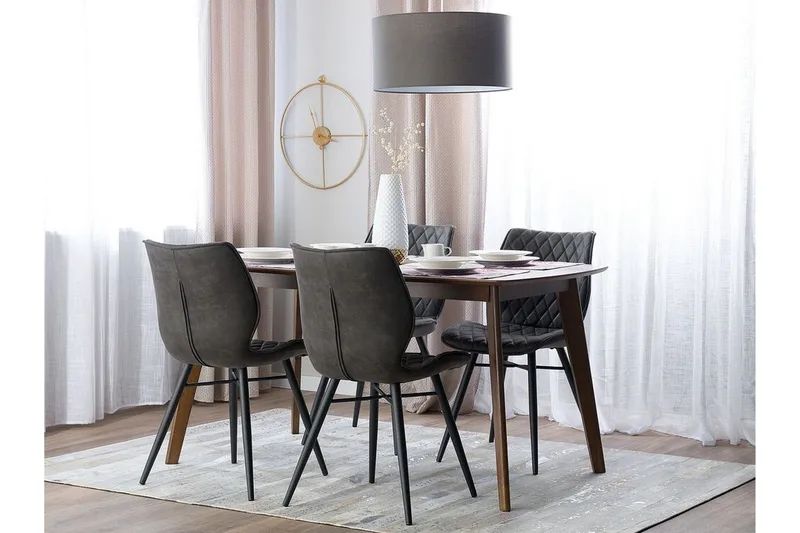 Lisle Stol 2-pk - Grå - Møbler - Stoler & lenestoler - Spisestuestoler & kjøkkenstoler
