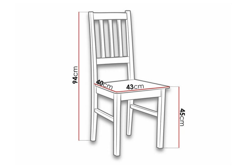 Lufti Matstol Black/Wood - Møbler - Stoler & lenestoler - Spisestuestoler & kjøkkenstoler