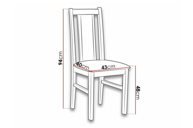 Lufti Matstol Black/Wood - Møbler - Stoler & lenestoler - Spisestuestoler & kjøkkenstoler