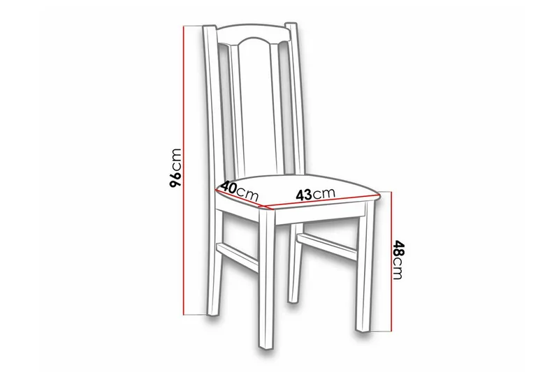 Lufti Matstol Black/Wood - Møbler - Stoler & lenestoler - Spisestuestoler & kjøkkenstoler