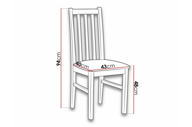 Lufti Matstol Black/Wood - Møbler - Stoler & lenestoler - Spisestuestoler & kjøkkenstoler