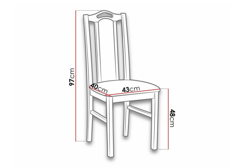 Lufti Matstol Black/Wood - Møbler - Stoler & lenestoler - Spisestuestoler & kjøkkenstoler