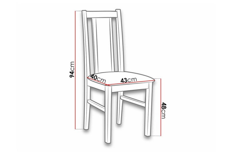 Lufti Matstol Black/Wood - Møbler - Stoler & lenestoler - Spisestuestoler & kjøkkenstoler