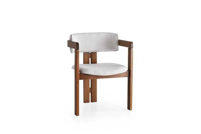 Mamuna Karmstol - Valnøtt - Møbler - Stoler & lenestoler - Spisestuestoler & kjøkkenstoler