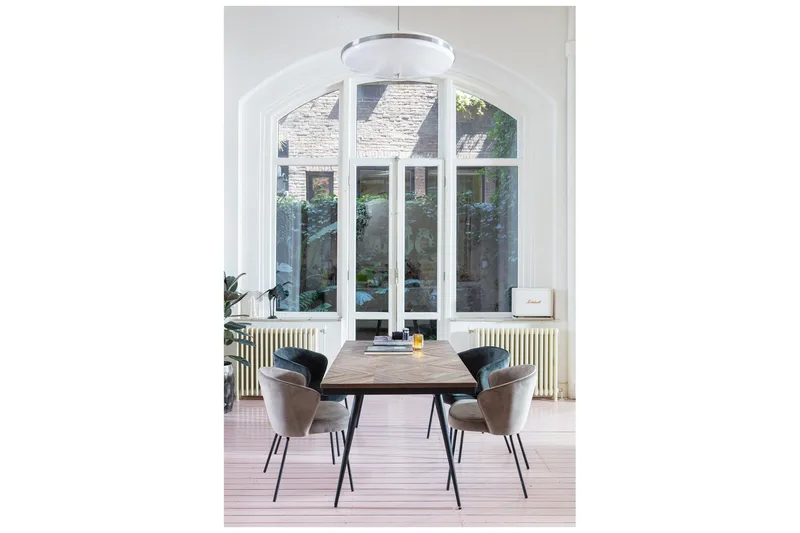 Margoe Spisestol Fløyel - Møbler - Stoler & lenestoler - Spisestuestoler & kjøkkenstoler