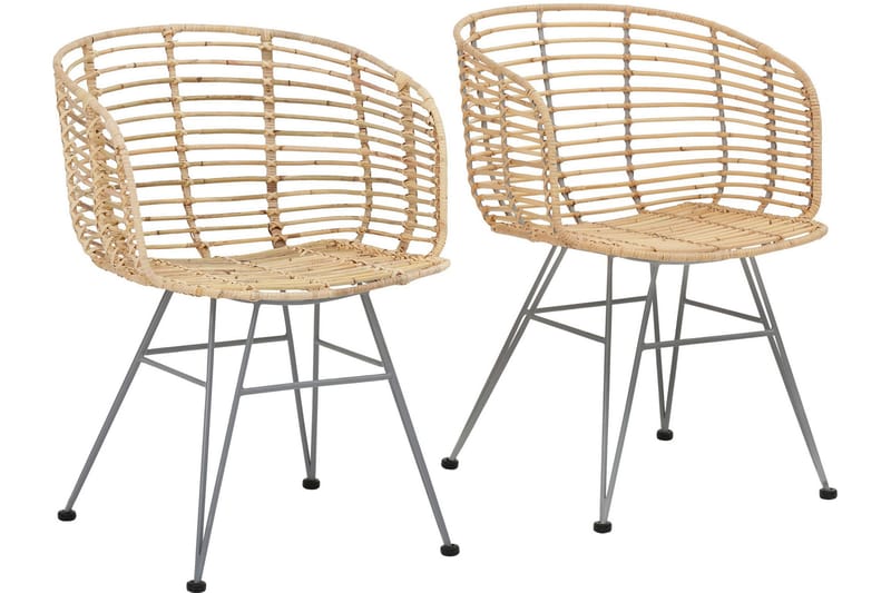 Marlee Karmstol - Natur - Møbler - Stoler & lenestoler - Spisestuestoler & kjøkkenstoler
