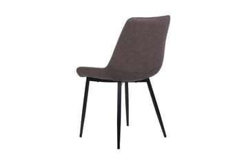 Melrose Design Spisestol i Kunstlær - Brun - Møbler - Stoler & lenestoler - Spisestuestoler & kjøkkenstoler