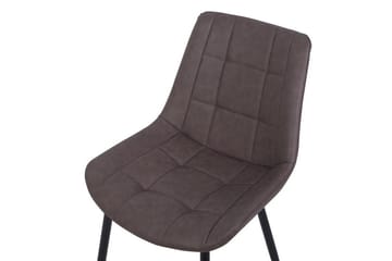 Melrose Design Spisestol i Kunstlær - Brun - Møbler - Stoler & lenestoler - Spisestuestoler & kjøkkenstoler